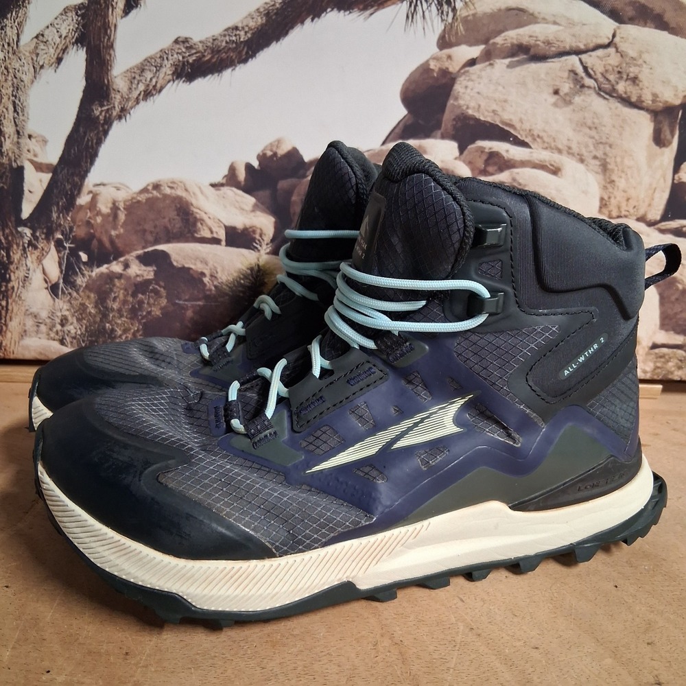 Altra Women's Black/Gray Trail Mid-Top Hiking Sneakers